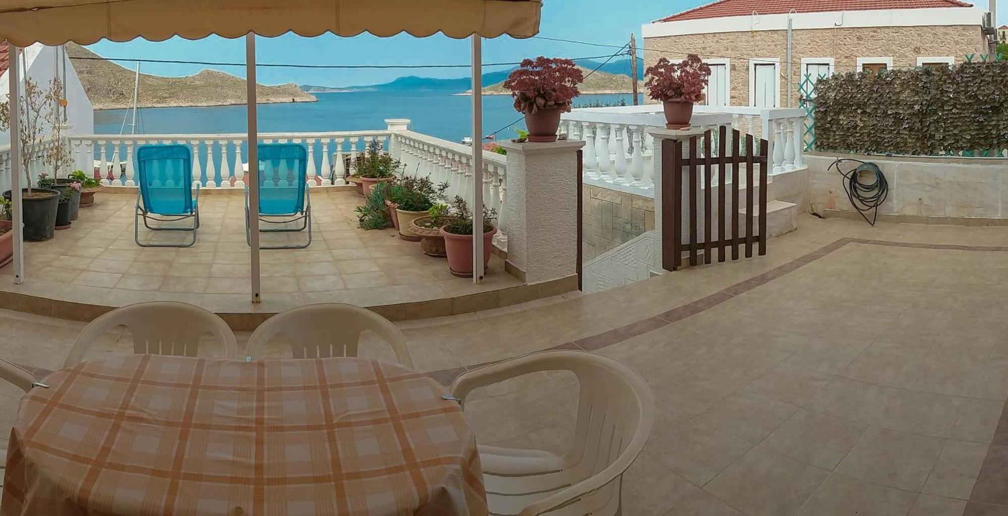 Villa Niovi Chalki Town Exterior foto